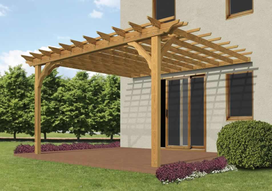 Pergola Attached to House Kits