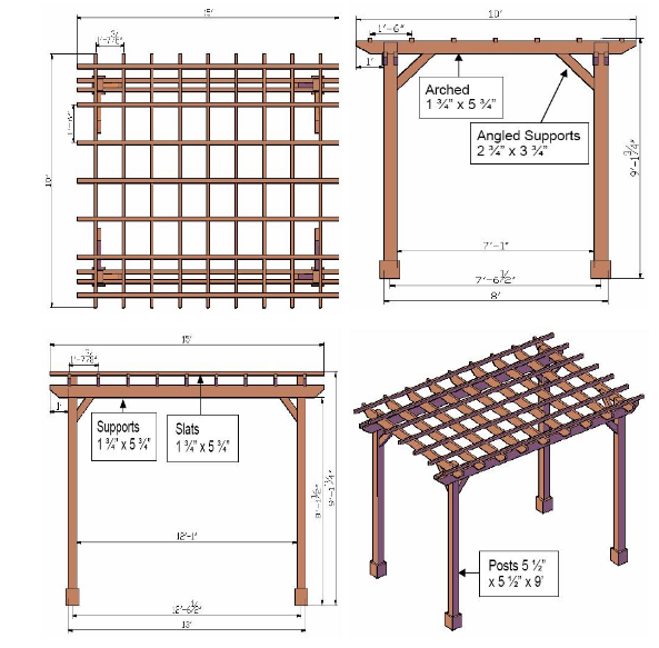 Build Pergola Plans 10 X 20 DIY rustic stair railings « nosy13ari